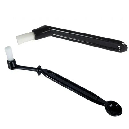 Modern black and white coffee machine brush kitchen cleaning tool