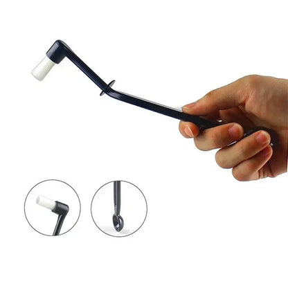 Modern black and white coffee machine brush kitchen cleaning tool
