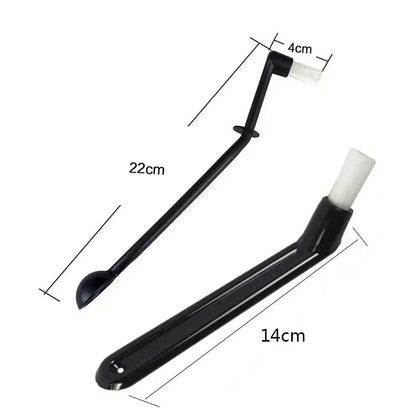 Modern black and white coffee machine brush kitchen cleaning tool