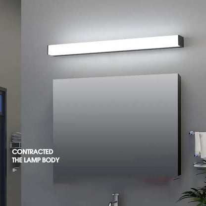 Modern black and white rectangular led wall lamp bedroom light fixture