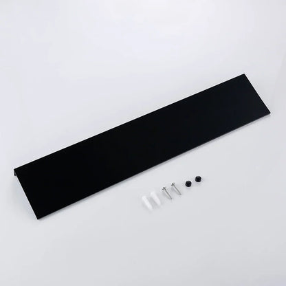 DecorBites™ Modern Black and White Wall-Mounted Organizer Shelf