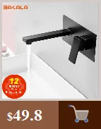 DecorBites™ Modern Black Bathroom Sink Faucet