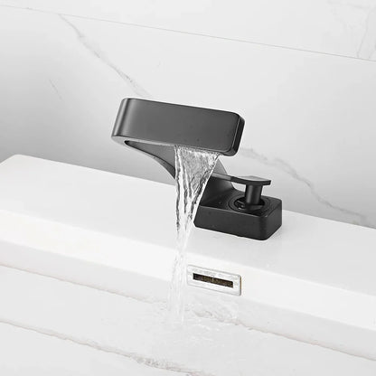 DecorBites™ Modern Black Bathroom Sink Faucet