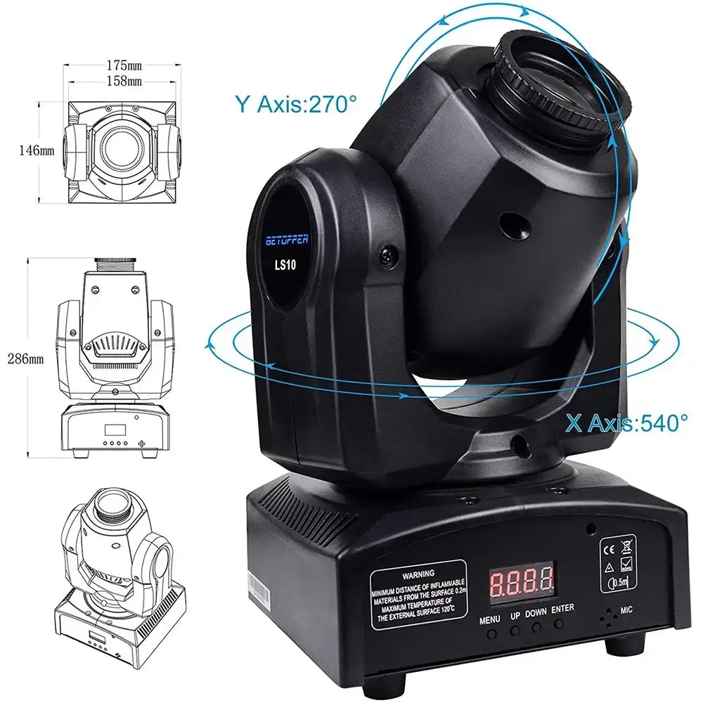 Modern black big dipper 10w spot light living room pattern projector