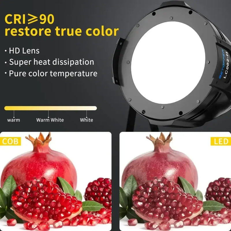 Modern black big dipper cob stage light – party room led fixture