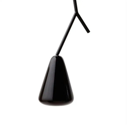 Modern black branching glass pendant lights dining room led