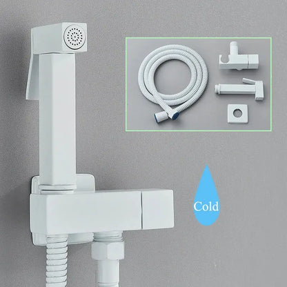 Modern black brass bidet faucet bathroom handheld sprayer gun