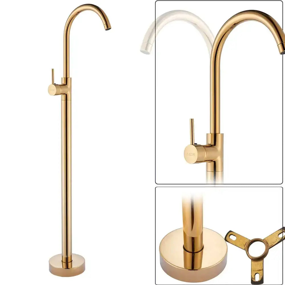 Modern black bronze bath shower tub faucet bathroom rotate spout