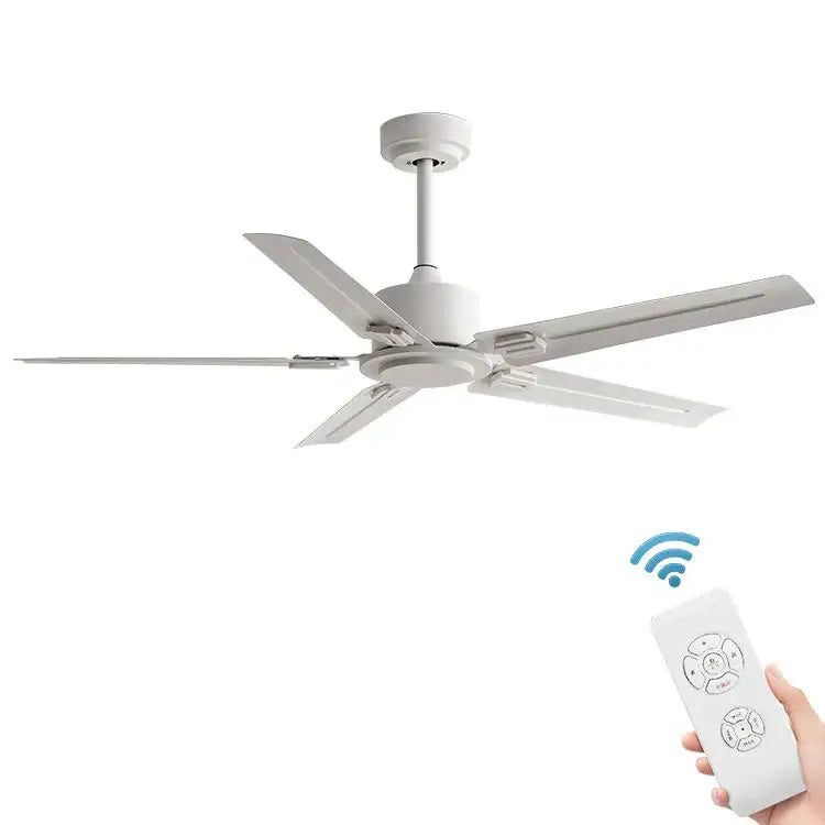 Modern black ceiling fan with 35w dc motor for living room