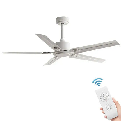 Modern black ceiling fan with 35w dc motor for living room