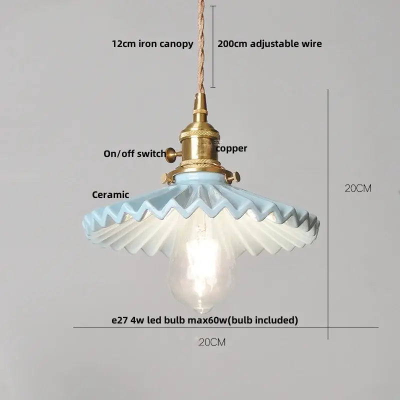 Modern black ceramic led pendant light kitchen brass detail