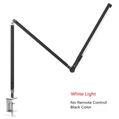 Modern black clip led desk lamp office reading light