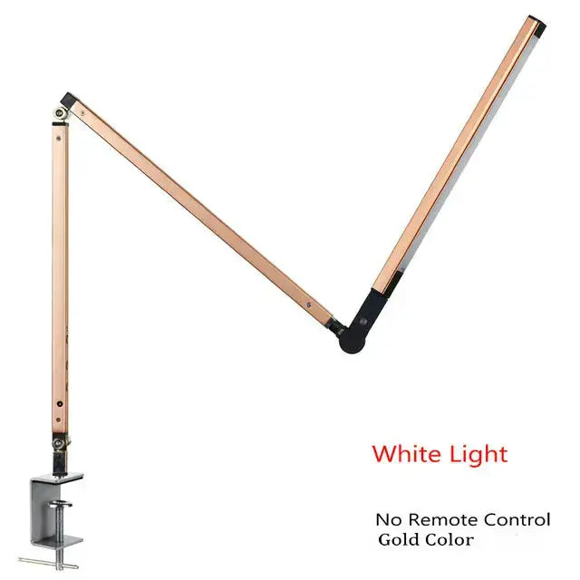 Modern black clip led desk lamp office reading light