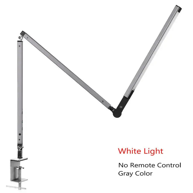 Modern black clip led desk lamp office reading light