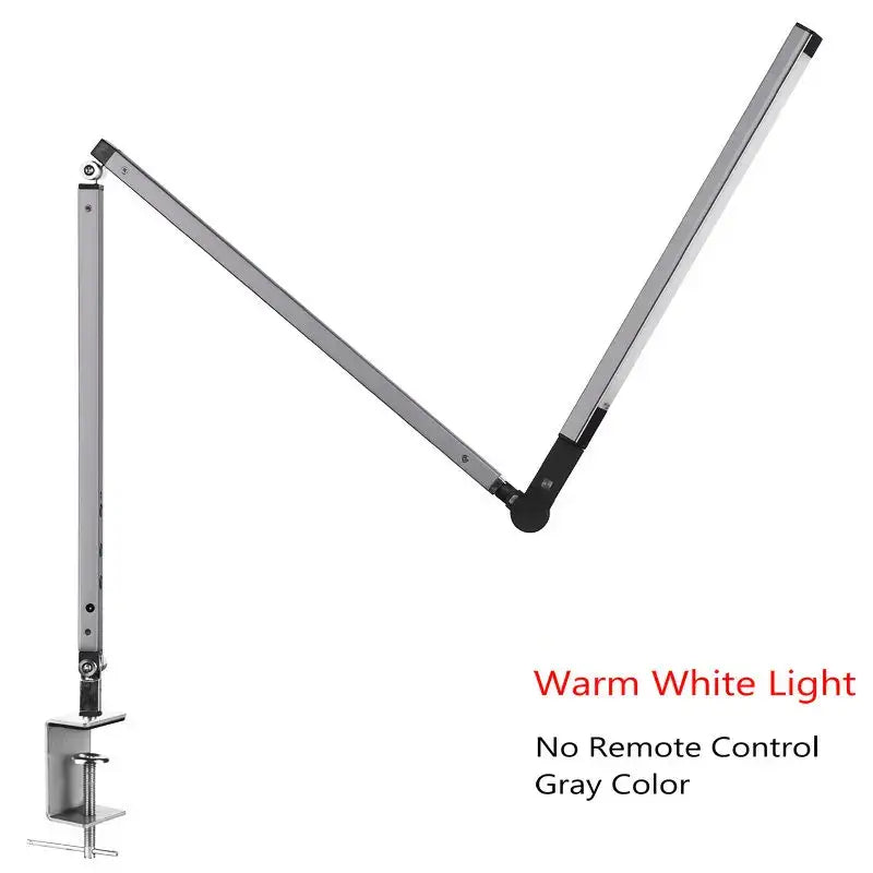 Modern black clip led desk lamp office reading light