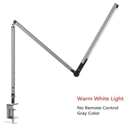 Modern black clip led desk lamp office reading light