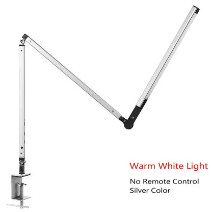 Modern black clip led desk lamp office reading light