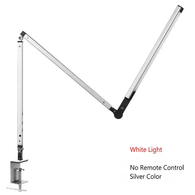 Modern black clip led desk lamp office reading light