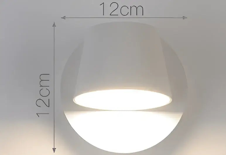 Modern black conical led wall lamp – bedroom reading light