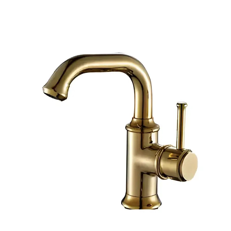 Modern black & copper basin faucet bathroom hot cold mixer tap