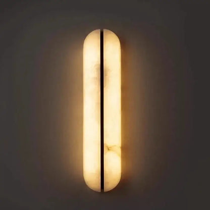 Modern black copper marble led wall light for living room