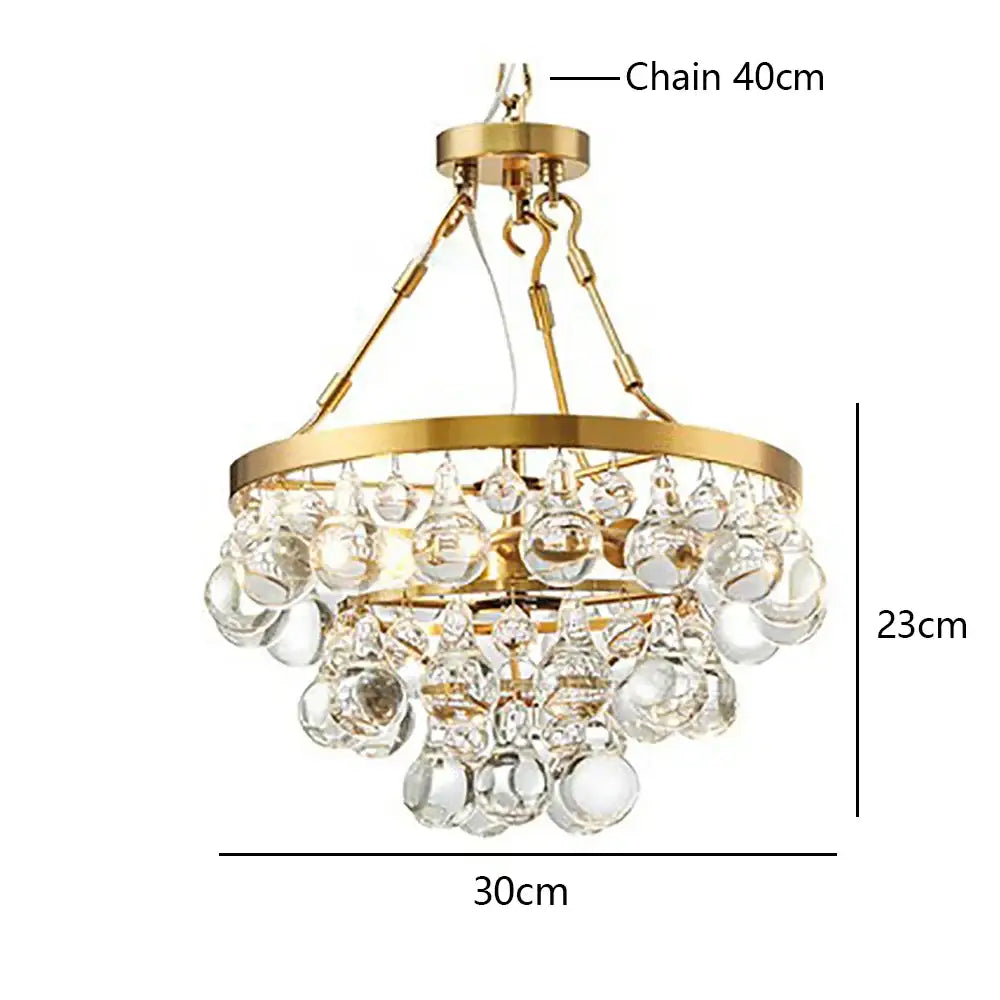 Modern black crystal bead chandelier dining room tiered light glass