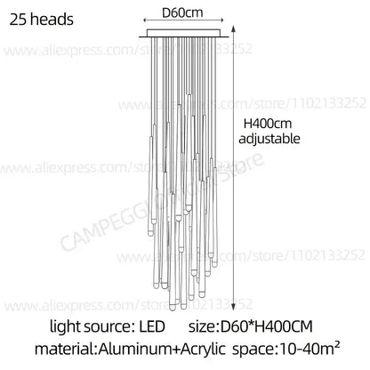 Modern black crystal led chandelier dining room pendant light