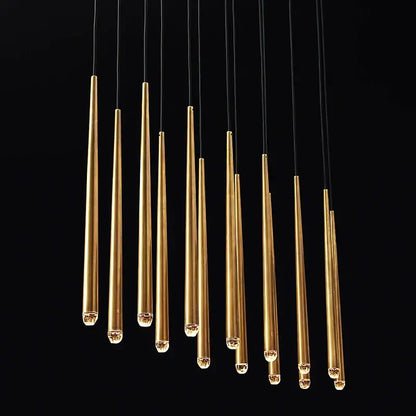 Modern black crystal led chandelier dining room pendant light