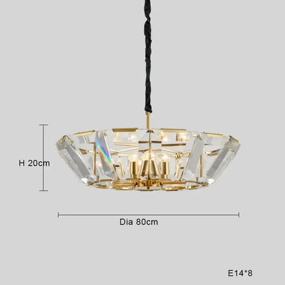 Modern black crystal pendant chandelier dining room luxe lighting