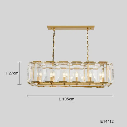Modern black crystal pendant chandelier dining room luxe lighting