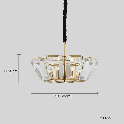 Modern black crystal pendant chandelier dining room luxe lighting