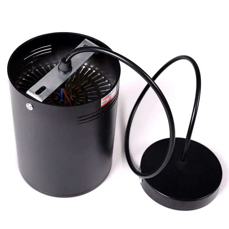 Modern black cylindrical pendant ceiling spot light for kitchen