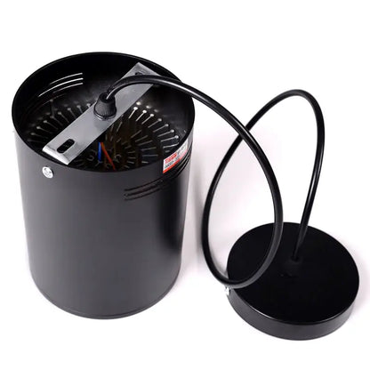 Modern black cylindrical pendant ceiling spot light for kitchen