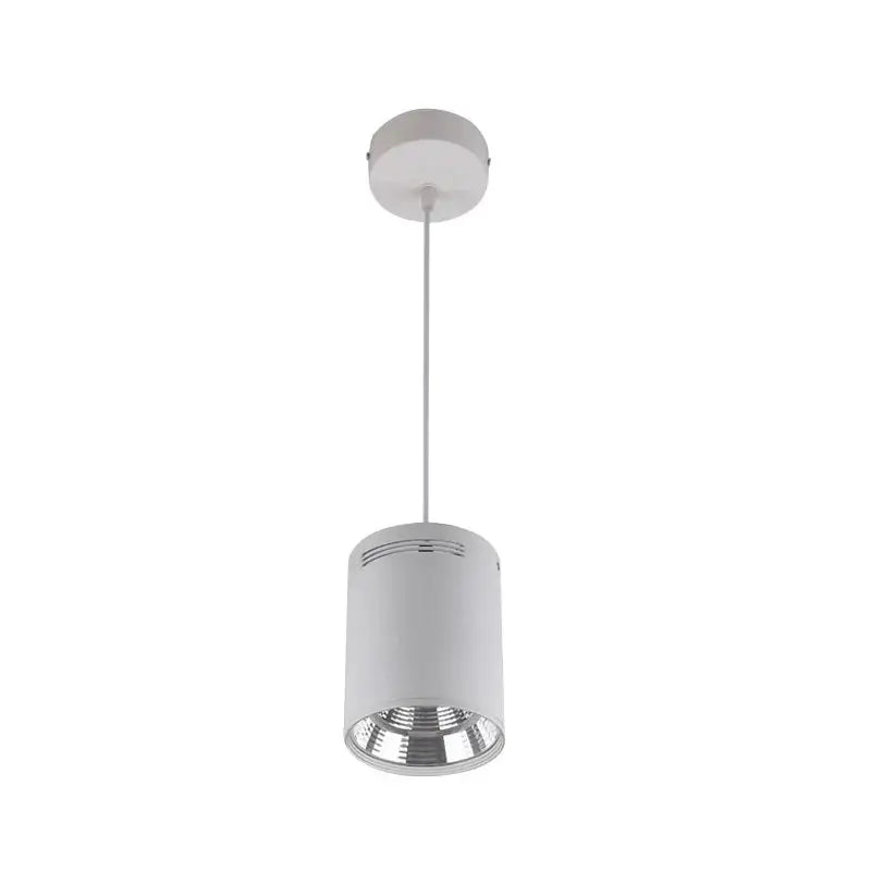 Modern black cylindrical pendant ceiling spot light for kitchen