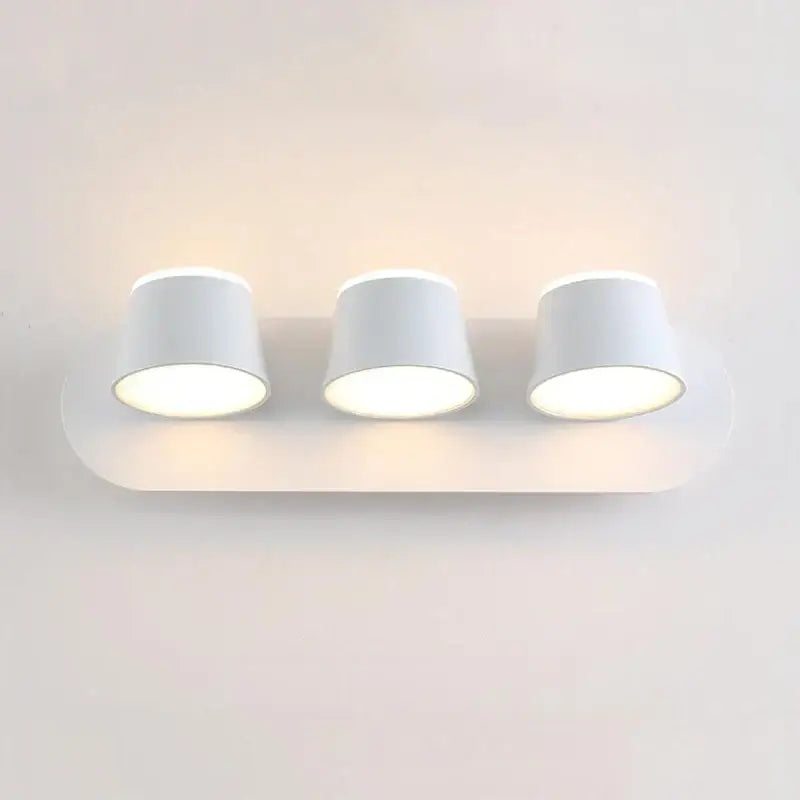 Modern black adjustable led wall lamp bedroom sconce