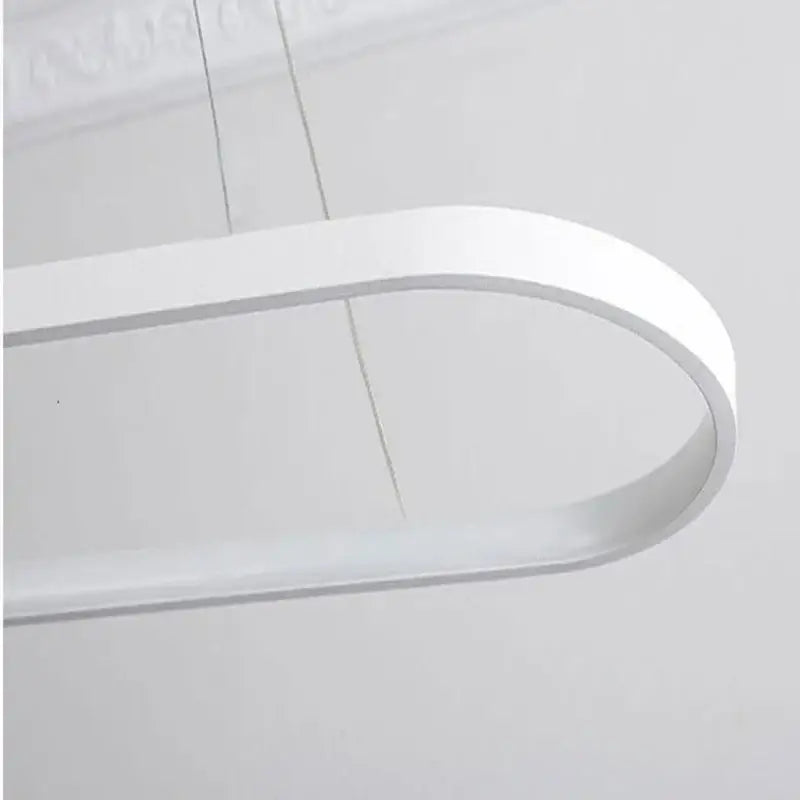 Modern black designer oval pendant lamp for dining room