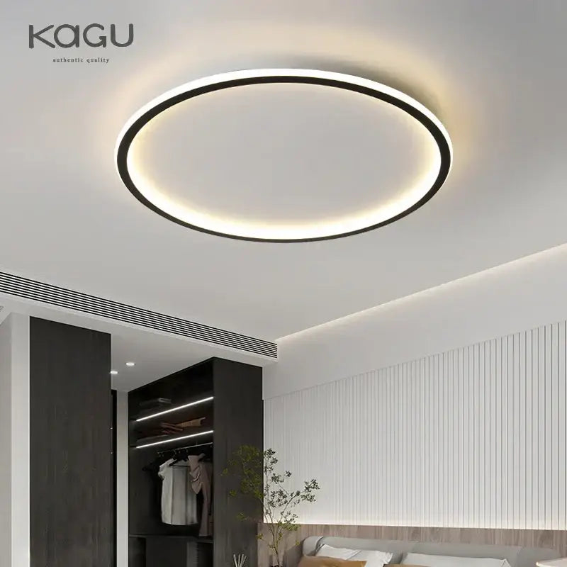 Modern black decorbites dimmable led ceiling light living room