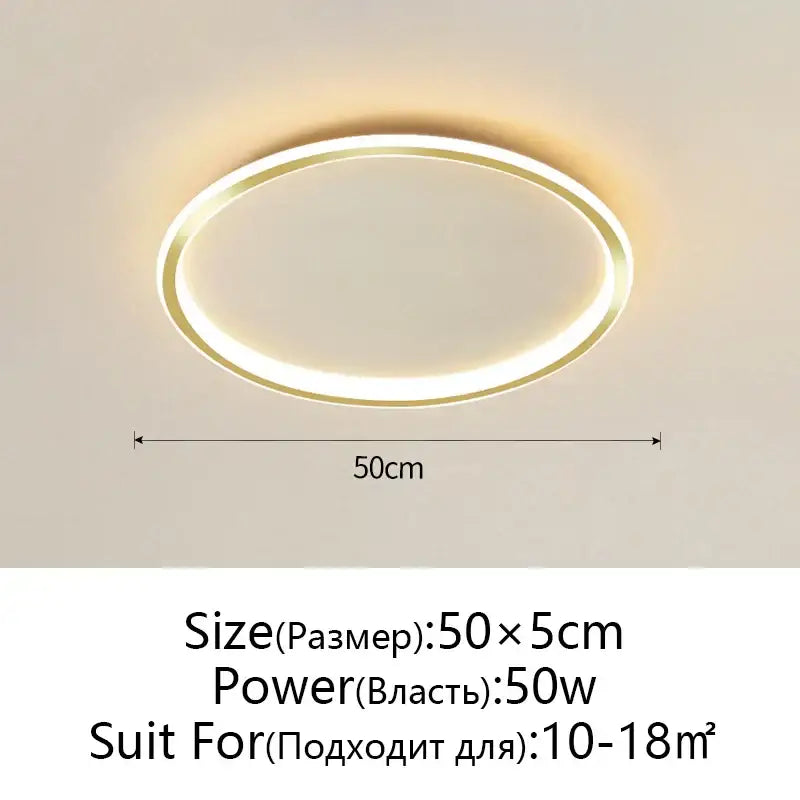Modern black dimmable led ceiling light living room