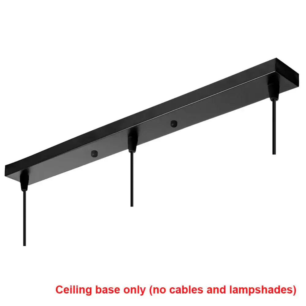 Modern black decorbites geometric led cube pendant kitchen light