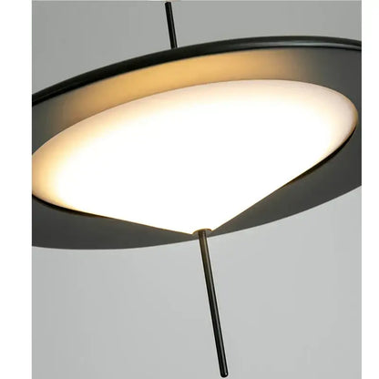 Modern black designer ufo chandelier living room pendant light
