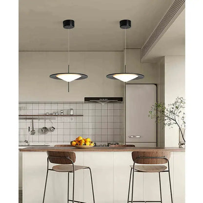 Modern black designer ufo chandelier living room pendant light