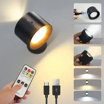 Modern black double head led wall lamp bedroom spotlight