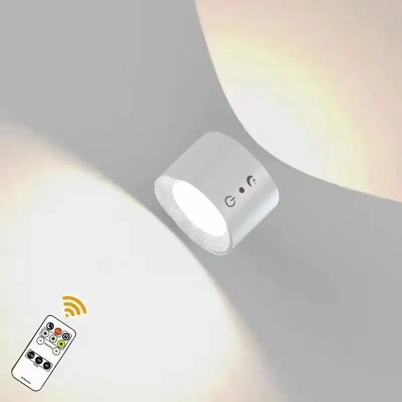 Modern black double head led wall lamp bedroom spotlight