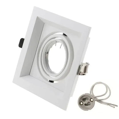 Modern black double ring led recessed ceiling light for living room