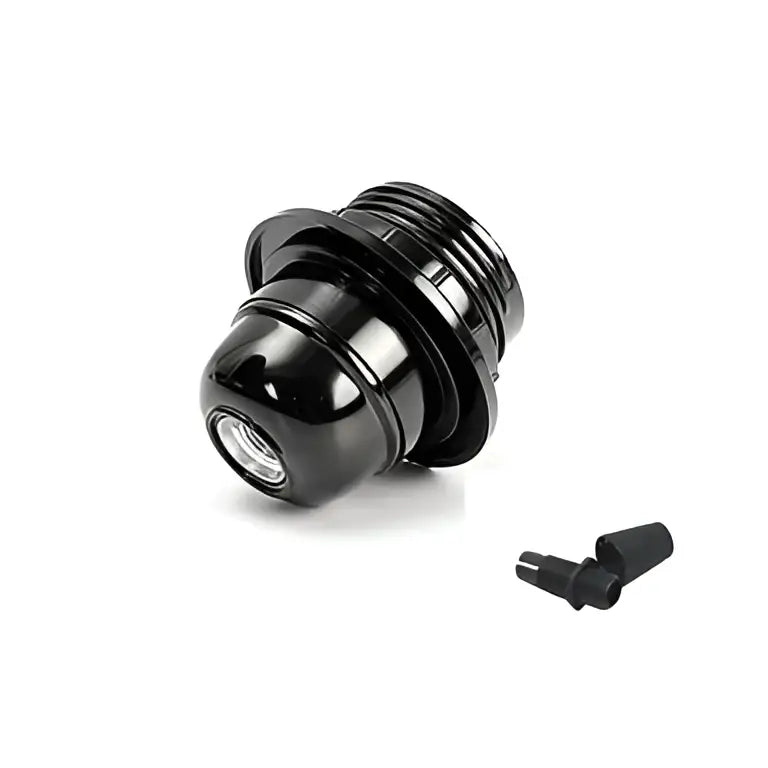 Modern black e26 e27 lamp holder bedroom threaded light base