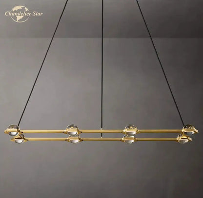 Modern black éclatant crystal chandelier dining room pendant light