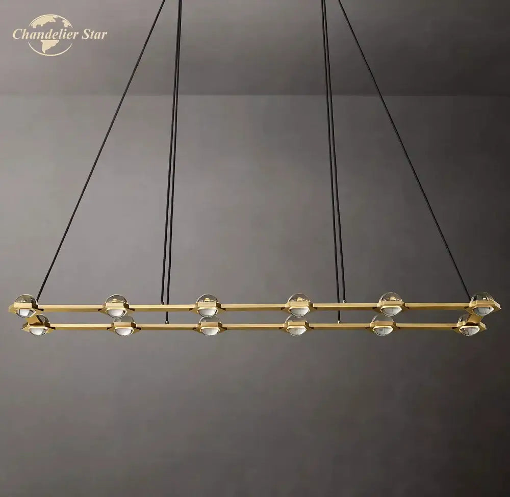 Modern black éclatant crystal chandelier dining room pendant light