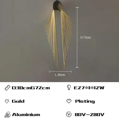Modern black flying wing shape pendant lights for living room