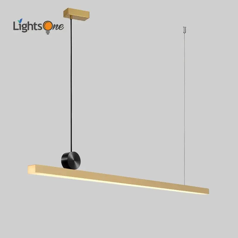Modern black geometric copper pendant light for dining room