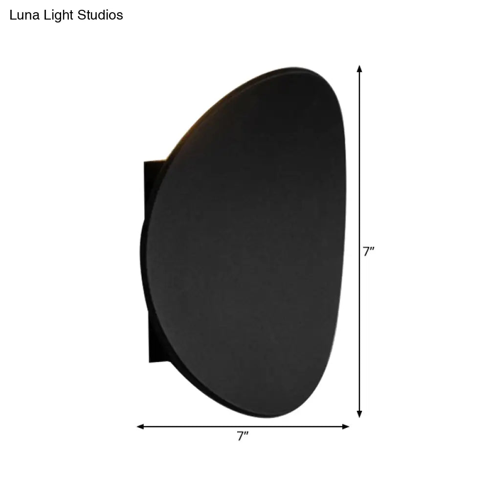 DecorBites™ Modern Black Geometric LED Wall Lighting Fixture in Warm/White Light